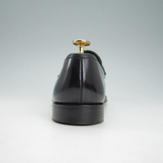 美品★クロケット&ジョーンズ 6E【定価￥86,900-★HARVARD 2/ハーバード2】コインローファー/376ラスト/黒/Crockett&Jones★h015