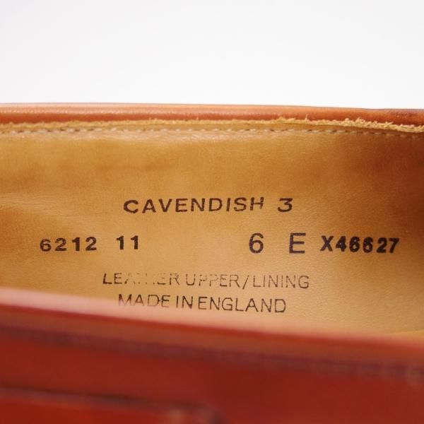 美品★クロケット&ジョーンズ 6E【定価￥86,900-★CAVENDISH 3/キャベンディッシュ3】タッセルローファー/375ラスト/Crockett&Jones★h016