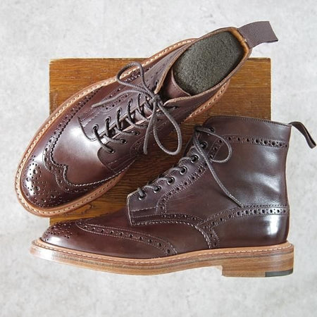 未使用★トリッカーズ SIZE 7.5【現行定価￥96,800-★MALTON/モールトン】M2508/カントリーブーツ/カーフ/濃茶/メンズ/Tricker's★h018