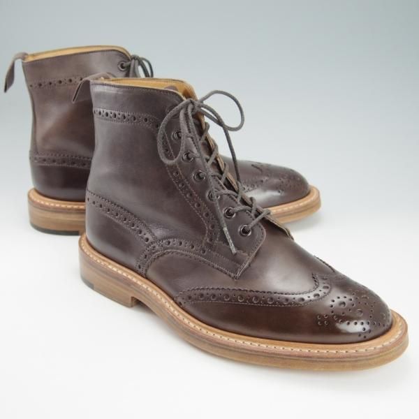未使用★トリッカーズ SIZE 7.5【現行定価￥96,800-★MALTON/モールトン】M2508/カントリーブーツ/カーフ/濃茶/メンズ/Tricker's★h018
