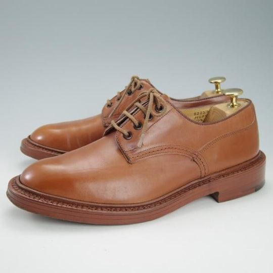 極上★トリッカーズ SIZE 7.5【モデル定価￥85,800-★マロンアンティーク/M6255】プレーントゥ/カントリーシューズ/茶/Tricker's★h019