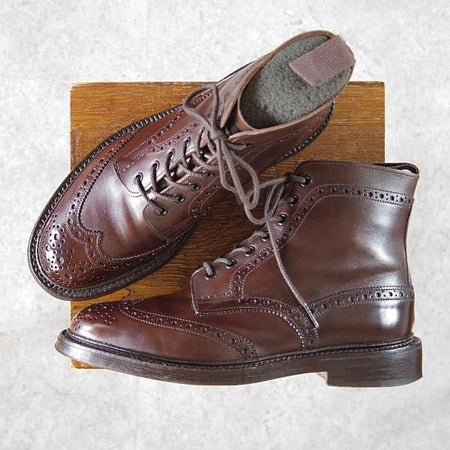 極上★トリッカーズ SIZE 7【現行定価￥96,800-★MALTON/モールトン/SHIPS別注】2508/カントリーブーツ/カーフ/濃茶/メンズ/Tricker's★h020