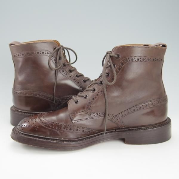 極上★トリッカーズ SIZE 7【現行定価￥96,800-★MALTON/モールトン/SHIPS別注】2508/カントリーブーツ/カーフ/濃茶/メンズ/Tricker's★h020