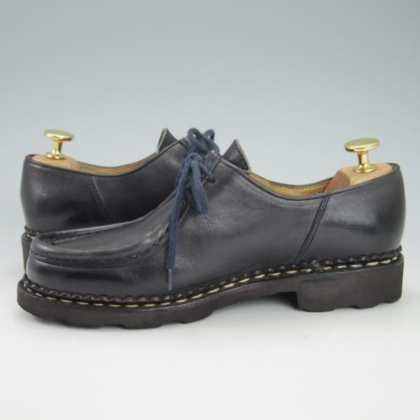 【美品 希少サイズ39】paraboot パラブーツ ミカエル ネイビー 濃紺 美品 希少サイズ39】paraboot パラブーツ ミカエル ネイビー