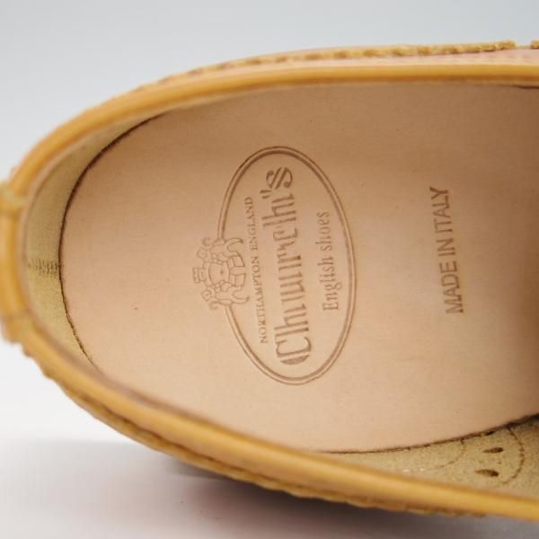 未使用★チャーチ(レディース) SIZE 37【ダイナイトソール仕様★バーウッド/BURWOOD 5W】フルブローグ/カーフ/薄茶/Church's★h022