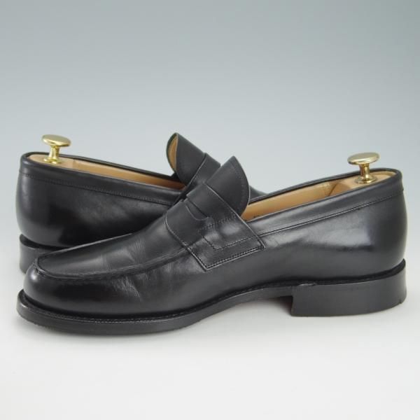 極上★チャーチ 60F/UK6【★コインローファー/Wesley】101ラスト/カーフ/黒/メンズ/Church's★h025