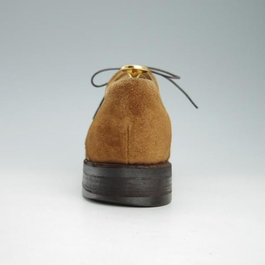 ★パラブーツ SIZE 6.5【モデル定価￥77,000-★ドレス仕様シャンボード/CHAMBORD】スエード/茶/Uチップ/メンズ/Paraboot★h026