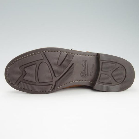 ★パラブーツ SIZE 6.5【モデル定価￥77,000-★ドレス仕様シャンボード/CHAMBORD】スエード/茶/Uチップ/メンズ/Paraboot★h026