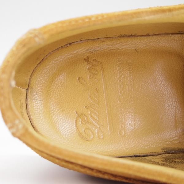 ★パラブーツ SIZE 6.5【モデル定価￥77,000-★ドレス仕様シャンボード/CHAMBORD】スエード/茶/Uチップ/メンズ/Paraboot★h026