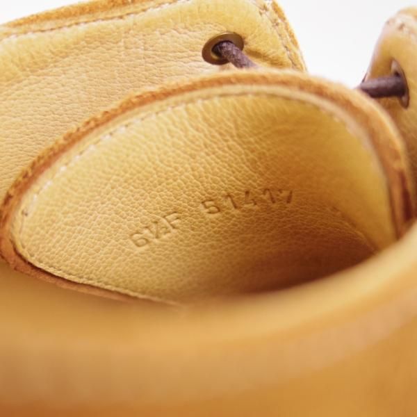 ★パラブーツ SIZE 6.5【モデル定価￥77,000-★ドレス仕様シャンボード/CHAMBORD】スエード/茶/Uチップ/メンズ/Paraboot★h026