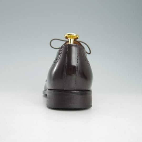 美品★(伊)フランチェスコ・ベニーニョ SIZE 5.5【定価￥57,200-★クォーターブローグ/3463】カーフ/濃茶/Francesco Benigno★h027