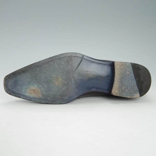 美品★(伊)フランチェスコ・ベニーニョ SIZE 5.5【定価￥57,200-★クォーターブローグ/3463】カーフ/濃茶/Francesco Benigno★h027
