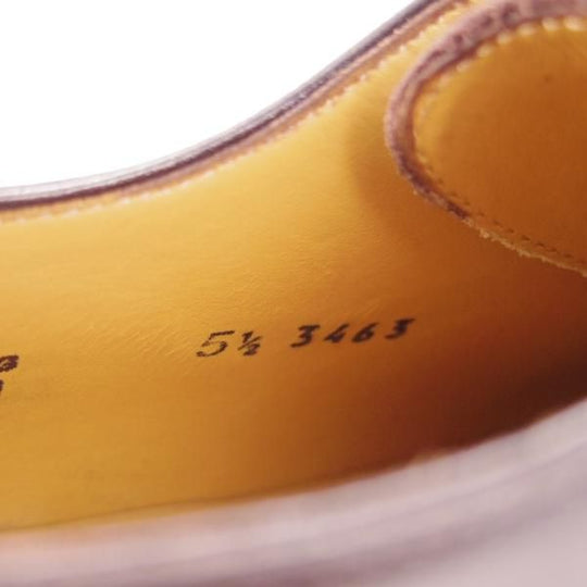 美品★(伊)フランチェスコ・ベニーニョ SIZE 5.5【定価￥57,200-★クォーターブローグ/3463】カーフ/濃茶/Francesco Benigno★h027