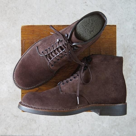 極美品★(浅草)ブラザーブリッジ SIZE 7【定価￥55,000-★ブーツ/BBB-D008】スエード/濃茶/メンズ/BROTHER BRIGDE ★h028