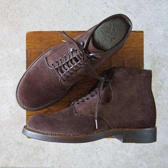 極美品★(浅草)ブラザーブリッジ SIZE 7【定価￥55,000-★ブーツ/BBB-D008】スエード/濃茶/メンズ/BROTHER BRIGDE ★h028