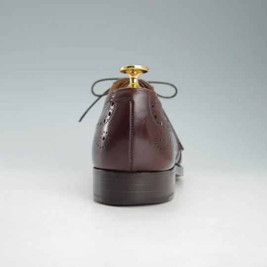 極上★クロケット&ジョーンズ 6.5E【貴重80's★シェットランドフォックス別注/Shetland Fox】フルブローグ/赤茶/Crockett&Jones★h029