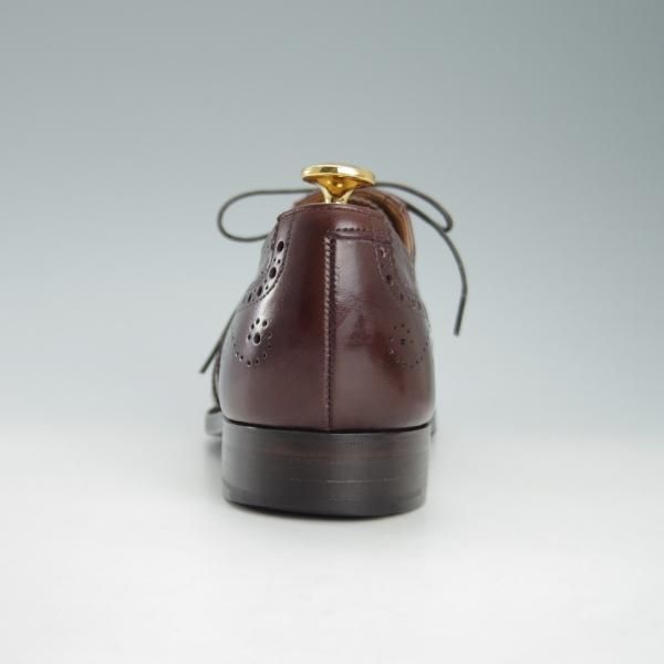 極上★クロケット&ジョーンズ 6.5E【貴重80's★シェットランドフォックス別注/Shetland Fox】フルブローグ/赤茶/Crockett&Jones★h029