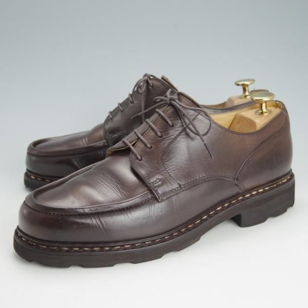 極上★パラブーツ SIZE 7【★Uチップ/リスレザー】CAFE/カフェ/濃茶/メンズ/Paraboot★h030