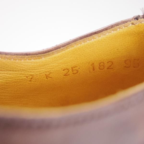 極上★パラブーツ SIZE 7【★Uチップ/リスレザー】CAFE/カフェ/濃茶/メンズ/Paraboot★h030