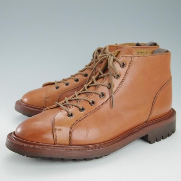 極上★トリッカーズ SIZE 7.5【現行定価￥96,800-★コマンドソール/シーシェイド】モンキーブーツ/M6077C/Ethan/茶/Tricker's★h031