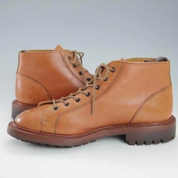 極上★トリッカーズ SIZE 7.5【現行定価￥96,800-★コマンドソール/シーシェイド】モンキーブーツ/M6077C/Ethan/茶/Tricker's★h031