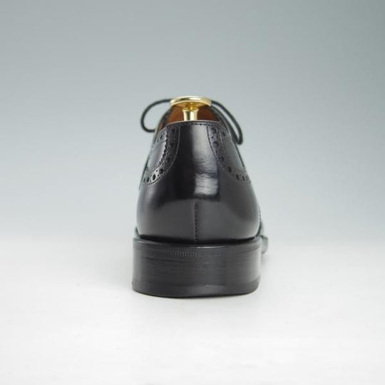 極上★(スペイン製)YANKO/ヤンコ SIZE 6【グッドイヤーウェルテッド製法★フルブローグ/14707】カーフ/黒/メンズ★h032