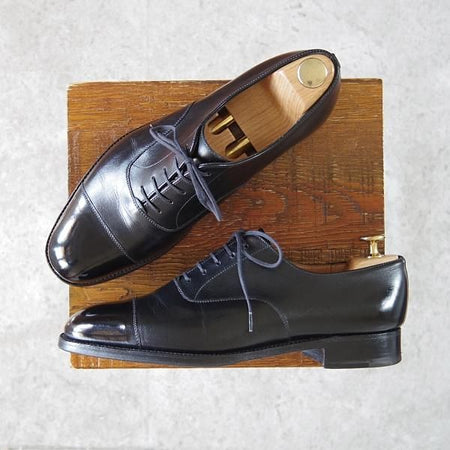 極上★J.M.ウェストン 6.5E【定価￥137,500-★300/ボックスカーフ/11ラスト】ストレートチップ/黒/メンズ/Weston/ウエストン★h033