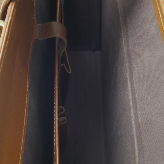 ★ポーター/PORTER【貴重★レザー/ダレスバッグ】メンズ/ビジネス/バッグ/ブリーフケース/茶/革/鞄★N5731