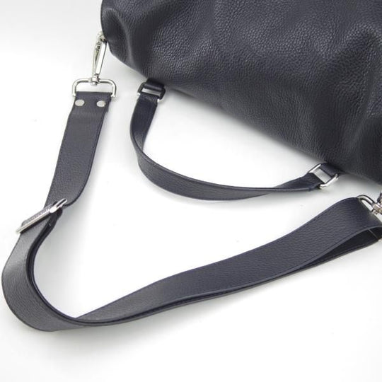 極美品★(伊)ザネラート/ZANELLATO【定価￥91,300-★貴重なポスティーナ M+サイズ/メンズ】Mプラス/マルカプント/紺/バッグ★N5733