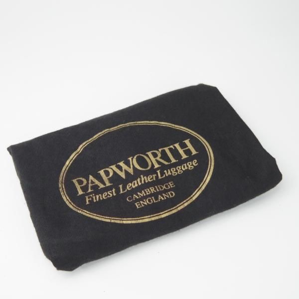★(英)パップワース/PAPWORTH【英国製★ダレスバッグ/丸善別注】メンズ/ビジネス/バッグ/レザー/ブリーフケース/黒/MARUZEN TOKYO/鞄★N5735