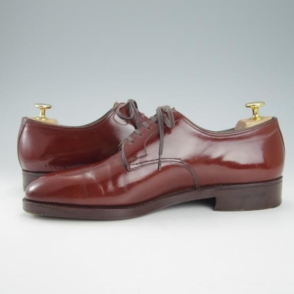 ★(東欧)ゲオルグ・マテルナ SIZE 42【定価20万円程度★プレーントゥ/赤茶】ポリッシュレザー/メンズ/GEORG MATERNA★h043