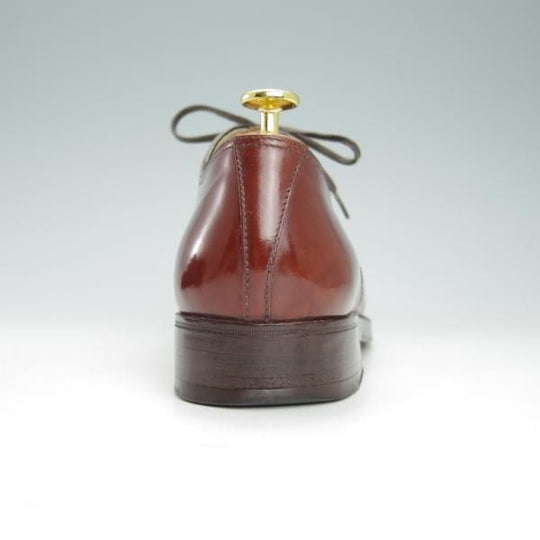 ★(東欧)ゲオルグ・マテルナ SIZE 42【定価20万円程度★プレーントゥ/赤茶】ポリッシュレザー/メンズ/GEORG MATERNA★h043