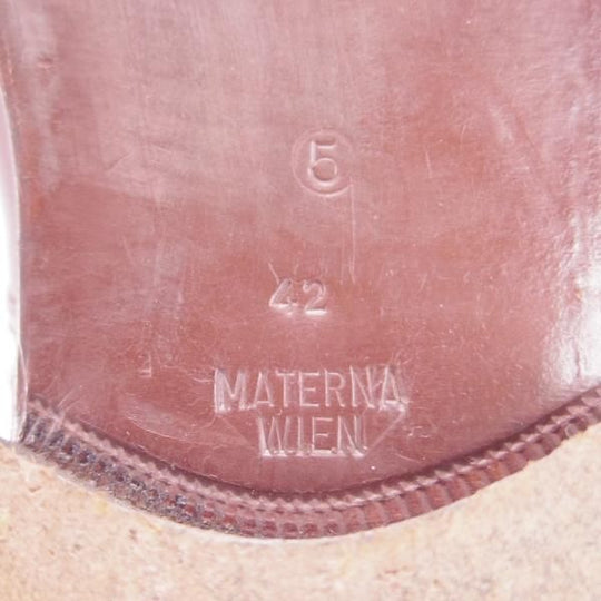 ★(東欧)ゲオルグ・マテルナ SIZE 42【定価20万円程度★プレーントゥ/赤茶】ポリッシュレザー/メンズ/GEORG MATERNA★h043