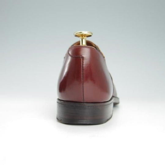 極上★クロケット&ジョーンズ 8E【★(英)ポールセンスコーン別注/Poulsen Skone】サイドエラスティック/カーフ/赤茶/Crockett&Jones★h046