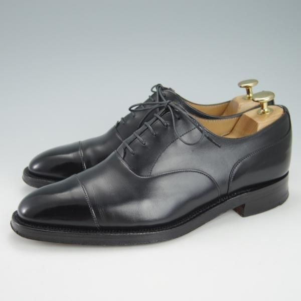 ★(英)チーニー 6F【貴重★ユナイテッドアローズ別注/ストレートチップ】カーフ/黒/メンズ/UNITED ARROWS/CHEANEY★h048