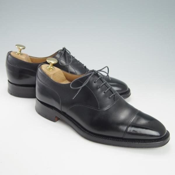 ★(英)チーニー 6F【貴重★ユナイテッドアローズ別注/ストレートチップ】カーフ/黒/メンズ/UNITED ARROWS/CHEANEY★h048