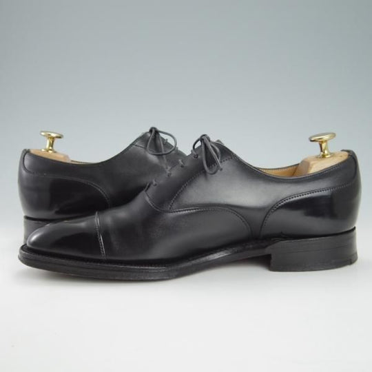 ★(英)チーニー 6F【貴重★ユナイテッドアローズ別注/ストレートチップ】カーフ/黒/メンズ/UNITED ARROWS/CHEANEY★h048