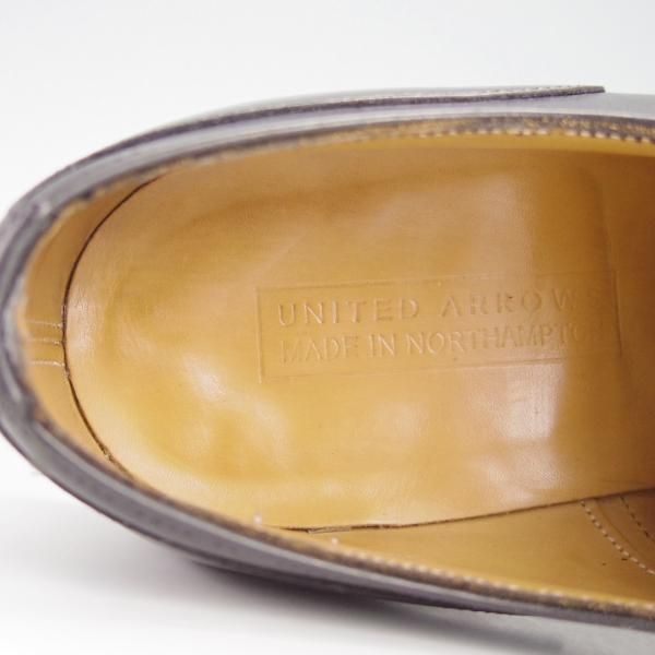 ★(英)チーニー 6F【貴重★ユナイテッドアローズ別注/ストレートチップ】カーフ/黒/メンズ/UNITED ARROWS/CHEANEY★h048