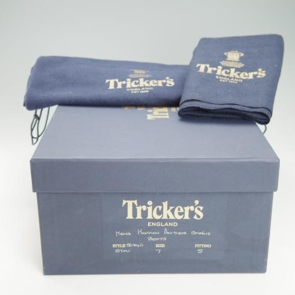 新品★トリッカーズ SIZE 7【定価￥88,000-★STOW/ストウ/5634】マロンアンティーク/カントリーブーツ/カーフ/茶/Tricker's★h051