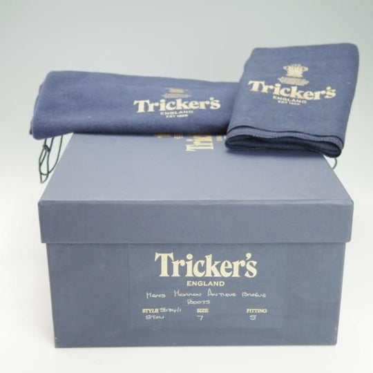 新品★トリッカーズ SIZE 7【定価￥88,000-★STOW/ストウ/5634】マロンアンティーク/カントリーブーツ/カーフ/茶/Tricker's★h051