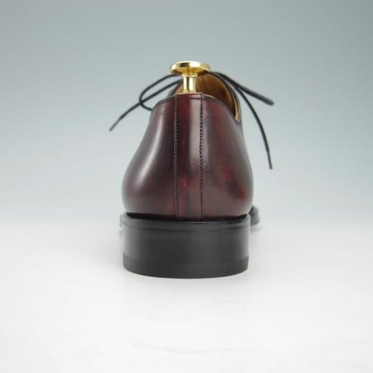 未使用★(スペイン製)マグナーニ SIZE 41【ブラックラピド製法★ボロネーゼ/13935】プレーントゥ/カーフ/赤茶/MAGNANNI★h052