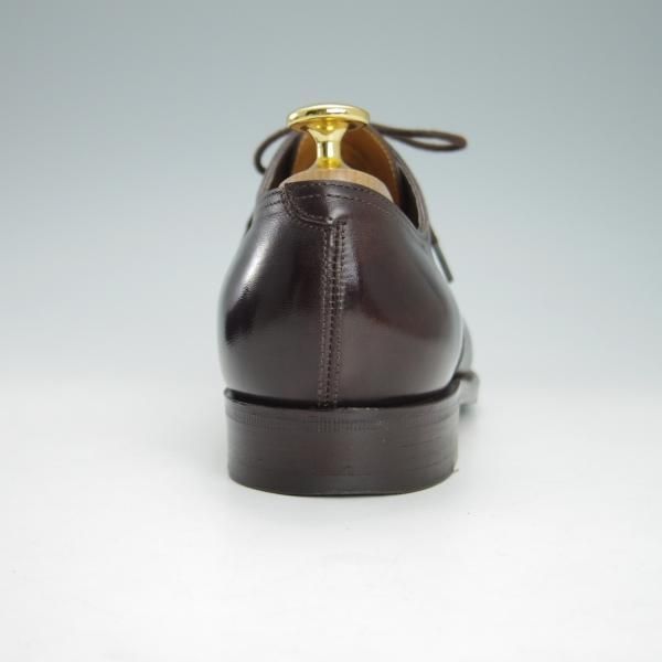 美品★ジョンロブ 5E【定価￥195,800-★CITY 2/シティ/7000ラスト】ミュージアムカーフ/ストレートチップ/濃茶/メンズ/JOHN LOBB★h054