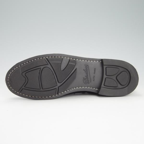 極美品★パラブーツ SIZE 6【モデル定価￥77,000-★ドレス仕様シャンボード/CHAMBORD】Uチップ/グレインレザー/黒/Paraboot★h055