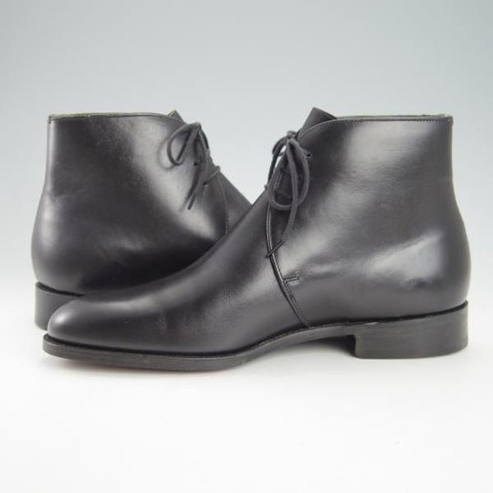 未使用★トリッカーズ SIZE 6【モデル定価￥82,080-★ジョージブーツ/M7098】チャッカ ブーツ/ボックスカーフ/黒/メンズ/Tricker's★h056