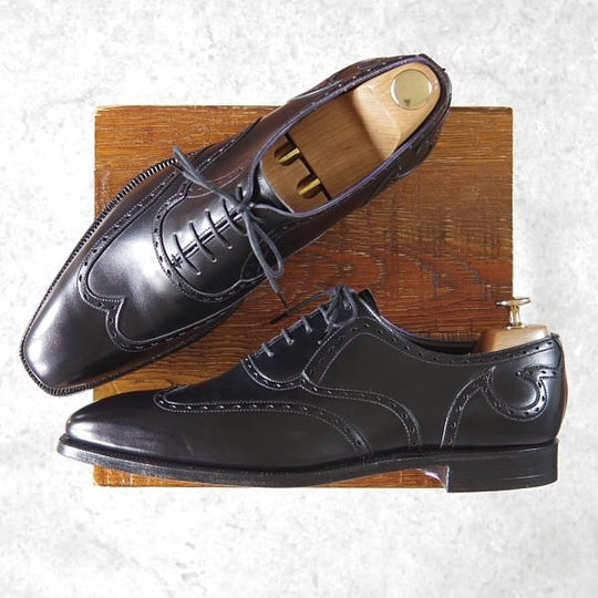 未使用★クロケット&ジョーンズ 8F【★(英)ポールスミス別注/ブリティッシュコレクション】348ラスト/カーフ/黒/Crockett&Jones★h059