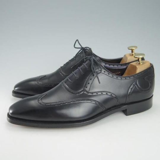 未使用★クロケット&ジョーンズ 8F【★(英)ポールスミス別注/ブリティッシュコレクション】348ラスト/カーフ/黒/Crockett&Jones★h059