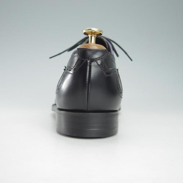 未使用★クロケット&ジョーンズ 8F【★(英)ポールスミス別注/ブリティッシュコレクション】348ラスト/カーフ/黒/Crockett&Jones★h059