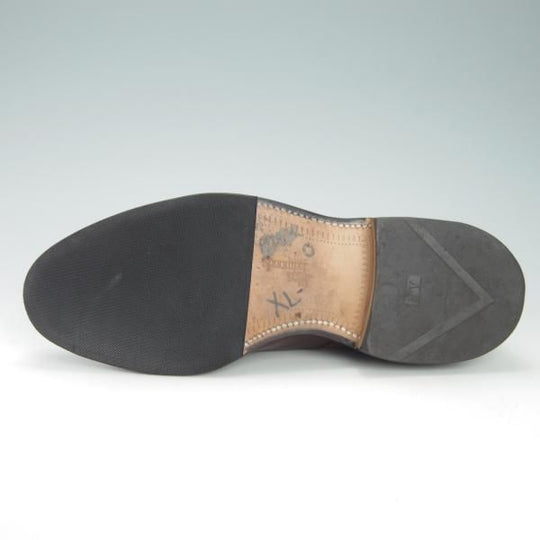 極美品★(米)アレンエドモンズ 6.5C【現行定価7.5万円程度★Sanford/サンフォード】セミブローグ/カーフ/濃茶/ALLEN EDMONDS★h062