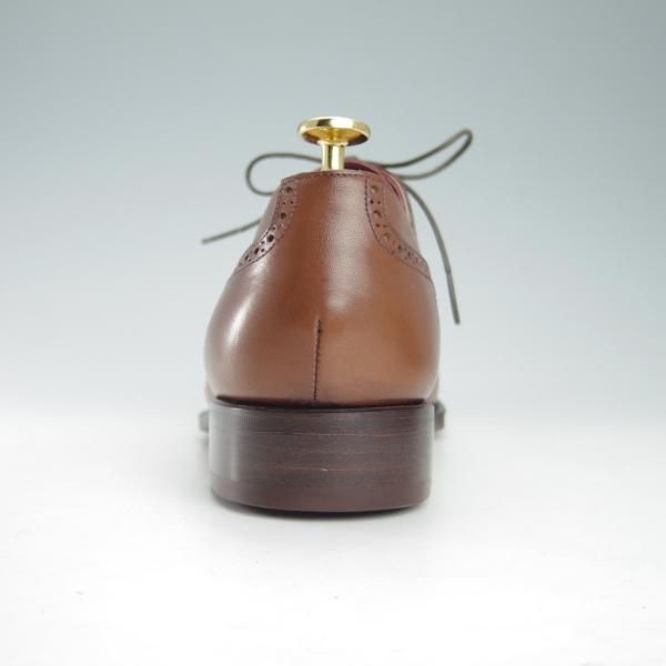 未使用★Perfetto/ペルフェット SIZE 8.5【定価￥49,350-★グッドイヤーウェルテッド製法/PF-2036HK】セミブローグ/カーフ/茶★h063