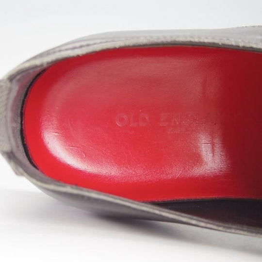 極上★WH/ダブルエイチ SIZE 7【貴重★(仏)OLD ENGLAND別注/ダブルモンク】カーフ/黒/メンズ/オールドイングランド★h064